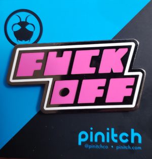 fuck off powerpuff pin