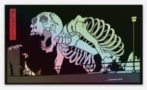 giant skeleton sticker